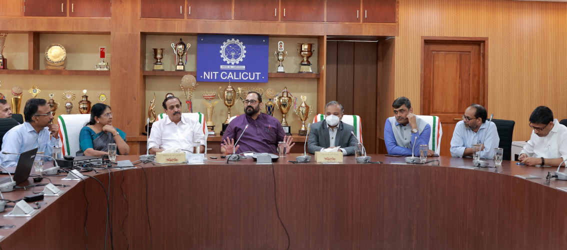 Shri. Rajeev with panel members